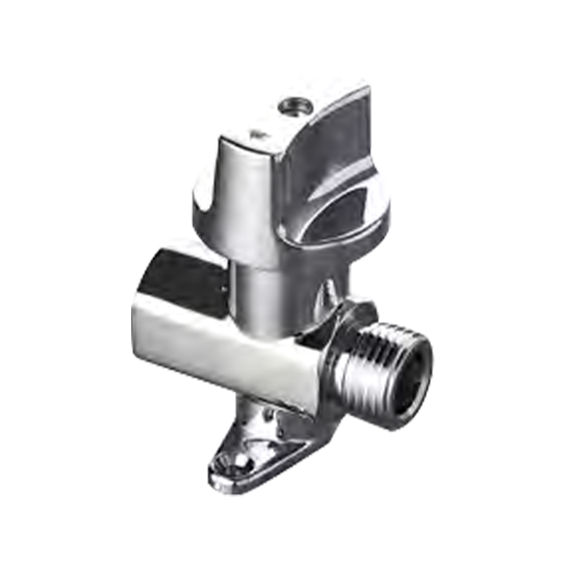 Innen- und Außendrahtkugelventil aus Edelstahl mit Basis für Heimgasschlauch